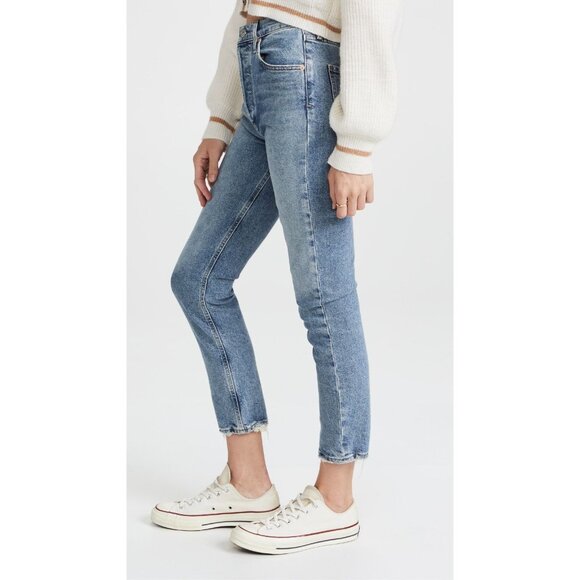 CITIZENS OF HUMANITY Jolene Dimple High Rise Skinny Straight Jeans, Size 28 - Picture 3 of 16